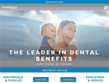 Tablet Screenshot of dentalselect.com